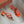 High Hee 60 Sprightly Charms Mule Sandal Orange Pink Maroon Calfskin