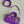 D-JOY BAG 22 IN VIOLET PURPLE LAMBSKIN