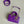 MINI D-JOY BAG 17 IN VIOLET PURPLE LAMBSKIN