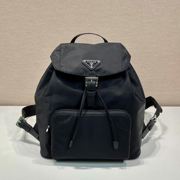 Prada 2026 Backpack 27cm Black Re-Nylon