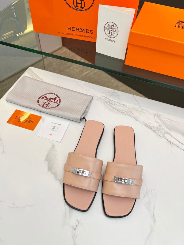 Giulia Sandal Rose Cannelle Calfskin