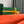 CONTI POUCH 24 IN ORANGE LAMBSKIN AND GOYARDINE CANVAS