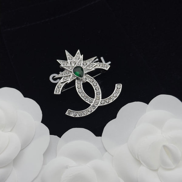 CC Brooch Silver 179446