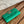 Portafoglio piccolo cc 11 cm caviale verde scuro hardware oro chiaro