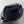 BB SOFT FLAP BAG 36 IN BLACK PEACH CALFSKIN SILVER HARDWARE