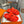 HM Chypre Sandal Red Orange Fleece Wool  953868