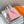 HM PICOTIN LOCK 22 CREAM AND PINK TOGO LEATHER