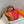 HM PICOTIN LOCK 22 ORANGE AND RED TOGO LEATHER