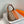 HM PICOTIN LOCK 22 ORANGE AND ASH BROWN TOGO LEATHER