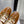 HIGH FLAT SANDALS WITH DOUBLE STRAP-DESIGN LEATHER CARAMEL BROWN