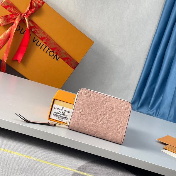 LV M60740 Portamonete Zippy in pelle monogramma rosa 221612