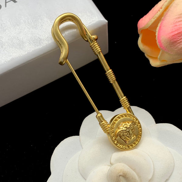Versace Brooch Gold 180303