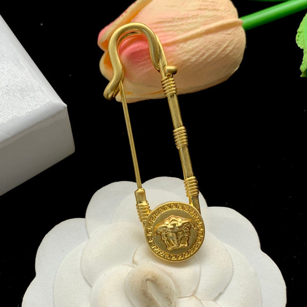 Versace Brooch Gold 180303
