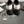 CC Moccasins 45mm White Mix Black Lambskin