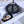 BORSA OVALE SIGNATURE 18 IN JACQUARD OBLIQUO BLU