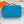 HM KELLY POCHETTE 22CM CERULEAN SWIFT SILVER HARDWARE