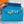 HM KELLY POCHETTE 22CM CERULEAN SWIFT GOLD HARDWARE