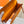 HM KELLY POCHETTE 22CM ORANGE SWIFT GOLD HARDWARE