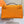 HM KELLY POCHETTE 22CM ORANGE SWIFT SILVER HARDWARE