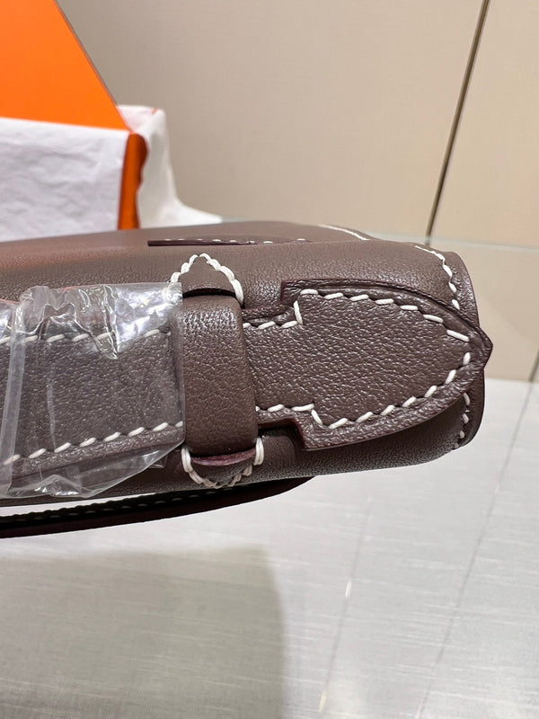 HM KELLY POCHETTE 22CM ETAN SWIFT ARGENTO HARDWARE