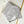 cc 22 hobo in pelle di vitello grigia con finiture in argento