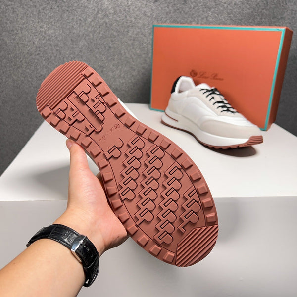 LP WEEKEND WALK SNEAKERS IN CAMOSCIO BIANCO