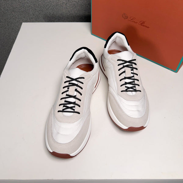 LP WEEKEND WALK SNEAKERS IN CAMOSCIO BIANCO