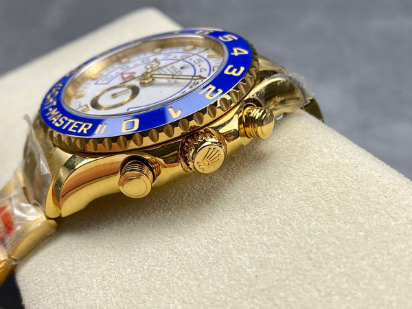 Rolex Yacht-Master II 44mm quadrante bianco oro 