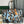 SAINT LOUIS PM BAG 34 IN BLUE LETTRES CAMOUFLAGE GOYARDINE CANVAS