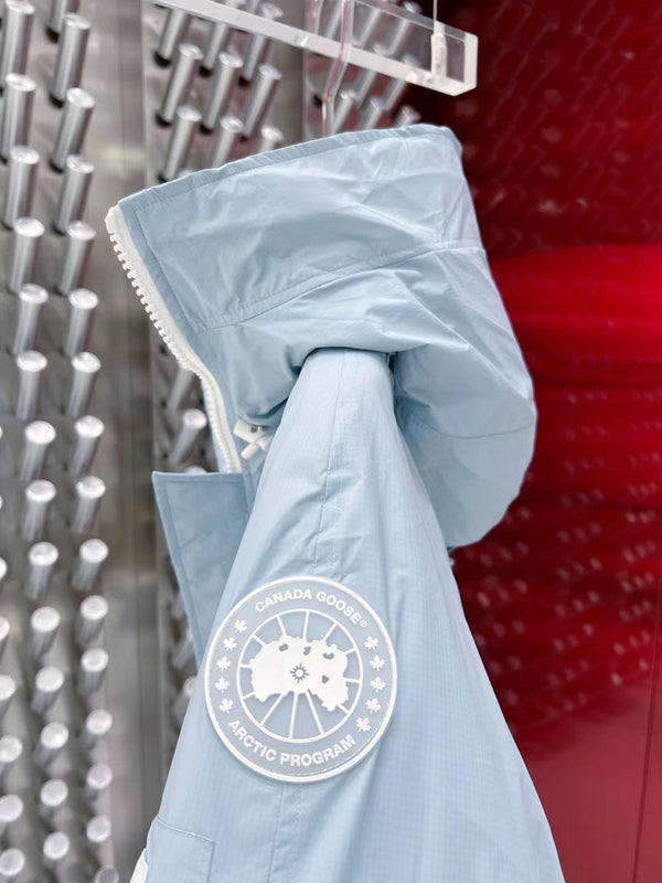 C. Goose Down jacket Could Blue Polyester 0042