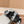 LAMB WOOL SLIPPER BLACK AND WHITE