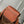 OXFORD 22 IN FIRE ORANGE LAMBSKIN GOLD HARDWARE
