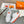 GIGA SNEAKER ORANGE MIX WHITE CALFSKIN