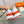 GIGA SNEAKER ORANGE MIX WHITE CALFSKIN