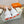HM Giga 50 Sneaker Salmon Canvas White Goatskin Orange