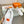 HM Giga 50 Sneaker White Canvas & Goatskin Orange