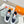 HM Giga 50 Sneaker Navy Canvas White Goatskin Orange