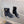 CC Low-Cut Logo Ankle Boots 50mm Black Suede Frabic 464557
