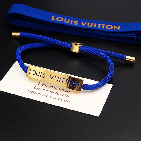 LV Space Bracelet Gold Blue