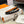 HM FOCUS BUCKLE & REVERSIBLE ORANGE AND BLACK LEATHER STRAP 13MM SILVER HARDWARE