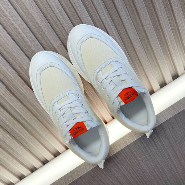 GIGA SNEAKER BLU ROSA PASTELLO BIANCO PELLE DI VITELLO