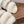 CD Sandal White Grey Fleece And Canvas Fabric