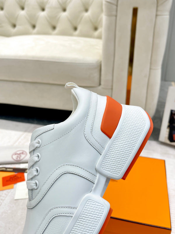 Sneaker HM Giga in pelle di vitello bianca 206282