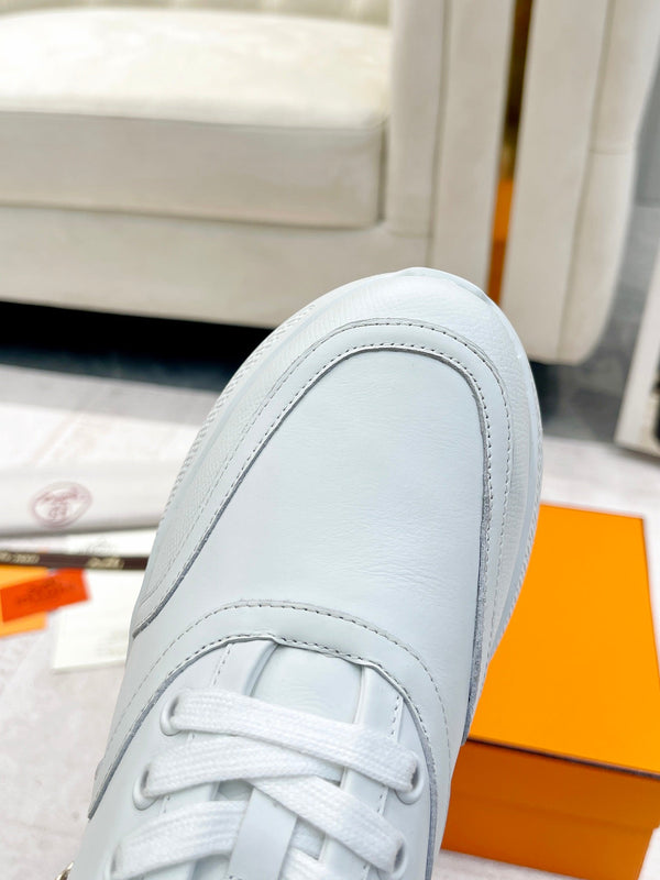 Sneaker HM Giga in pelle di vitello bianca 206282