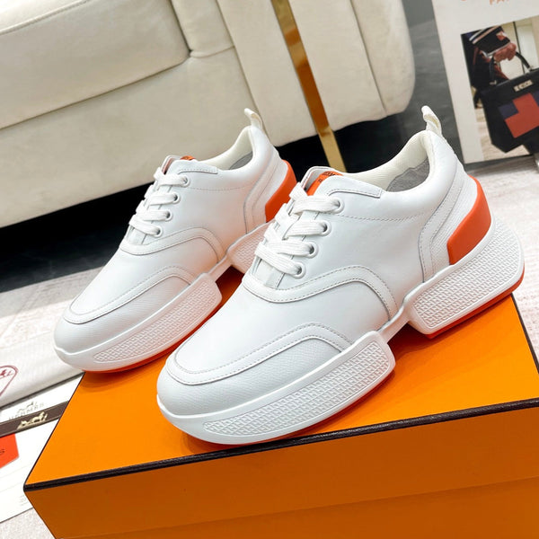 Sneaker HM Giga in pelle di vitello bianca 206282