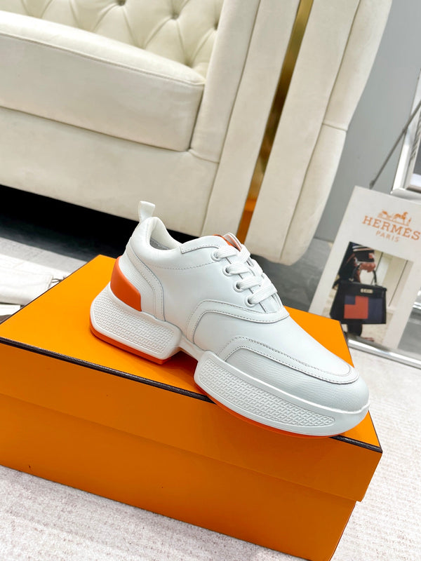 Sneaker HM Giga in pelle di vitello bianca 206282