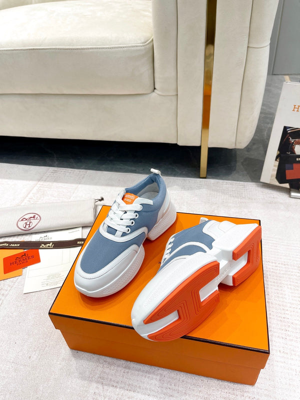 Sneaker HM Giga Tessuto Demin Blu 206293