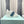 FLATFORM ROCKSTUD UNTITLED SNEAKER IN WHITE CALFSKIN MIX AEGEAN BLUE FABRIC