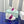 FLATFORM ROCKSTUD UNTITLED SNEAKER IN WHITE MIX MAGENTA PURPLE CALFSKIN