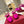 ROCKSTUD PATENT PINK LEATHER BALLERINA